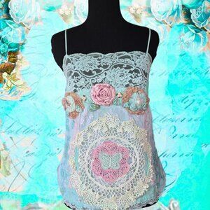 Butterfly Lace Top | Roselani Jasmin | Size Small